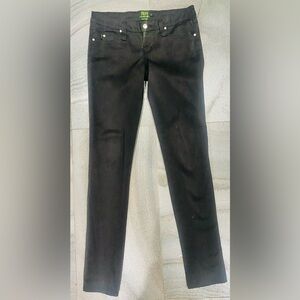 Women’s Vintage Tripp NYC Black Low Waist  Pants Skull details Size 3